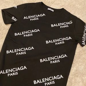 balenciaga all over t shirt
